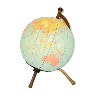 World map lamp