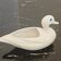 Duck cachepot Bassano vintage white ceramic - mid-century modern style