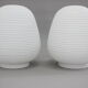 Pair of Italian Glass Table Lamps