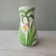 Vase in slipware with Arum flowers