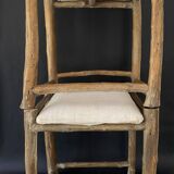 Duo tabourets bois d’olivier