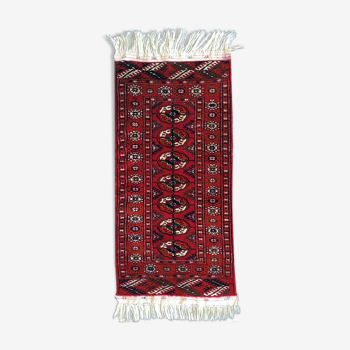 Baloutche wool knotted carpet 50x98cm