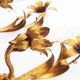 Pair of Vintage Gilt Flower Scones by Hans Kögl