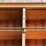 Pine bookcase (251 x 49 x height 288 cm)