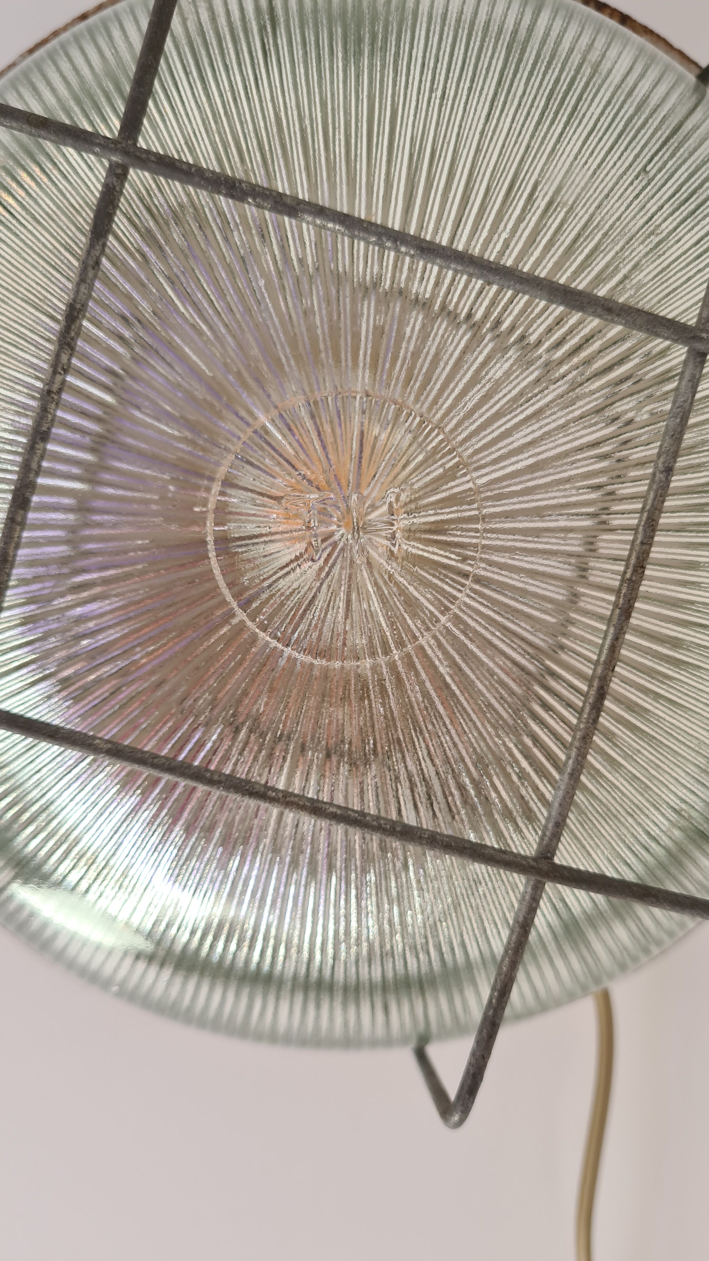 Cast iron porthole wall lamp by TH