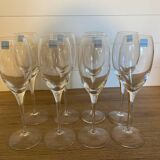 Sevres crystal champagne flutes