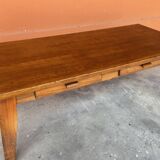 Farmhouse table Scandinavian brutalist dining table vintage 1960s legs com