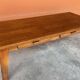 Farmhouse table Scandinavian brutalist dining table vintage 1960s legs com