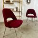 Lot 2 Old conference chairs 72 by Eero Saarinen Knoll International/ Wohnbedarf, 1968
