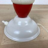 Tulip lamp to pose 50s, red and white