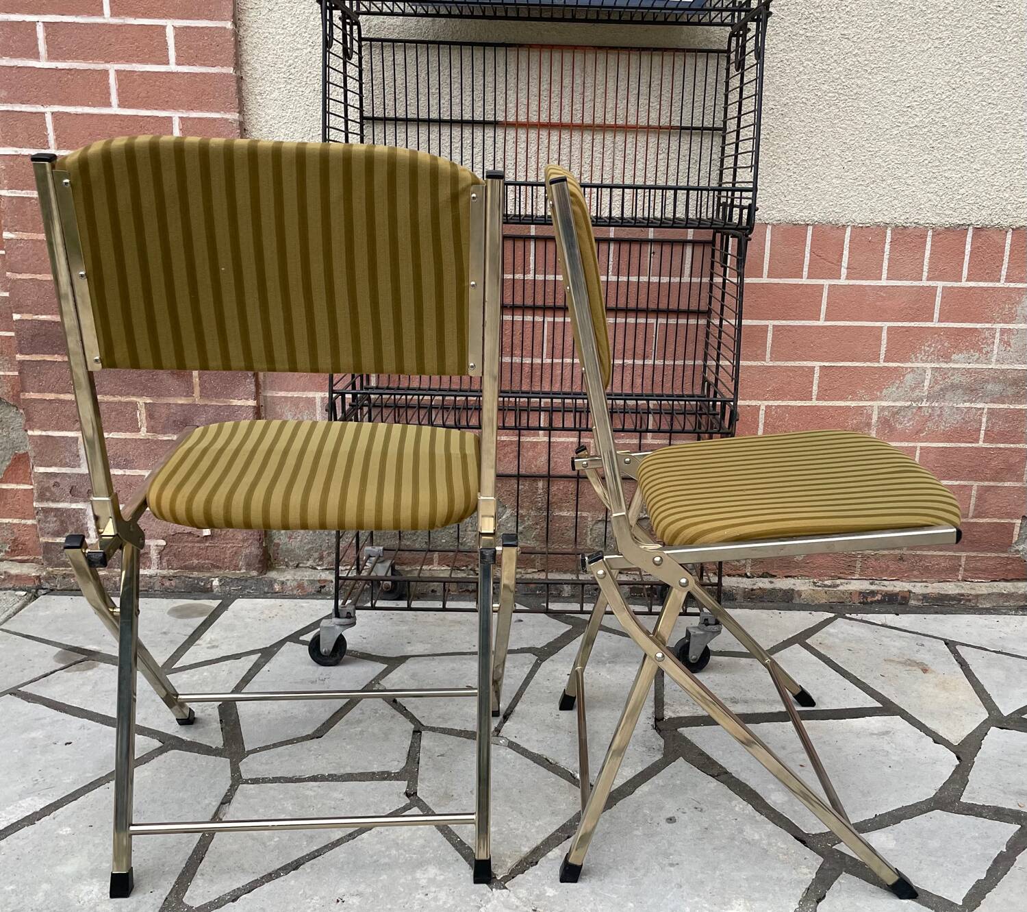 Chaises pliantes vintage