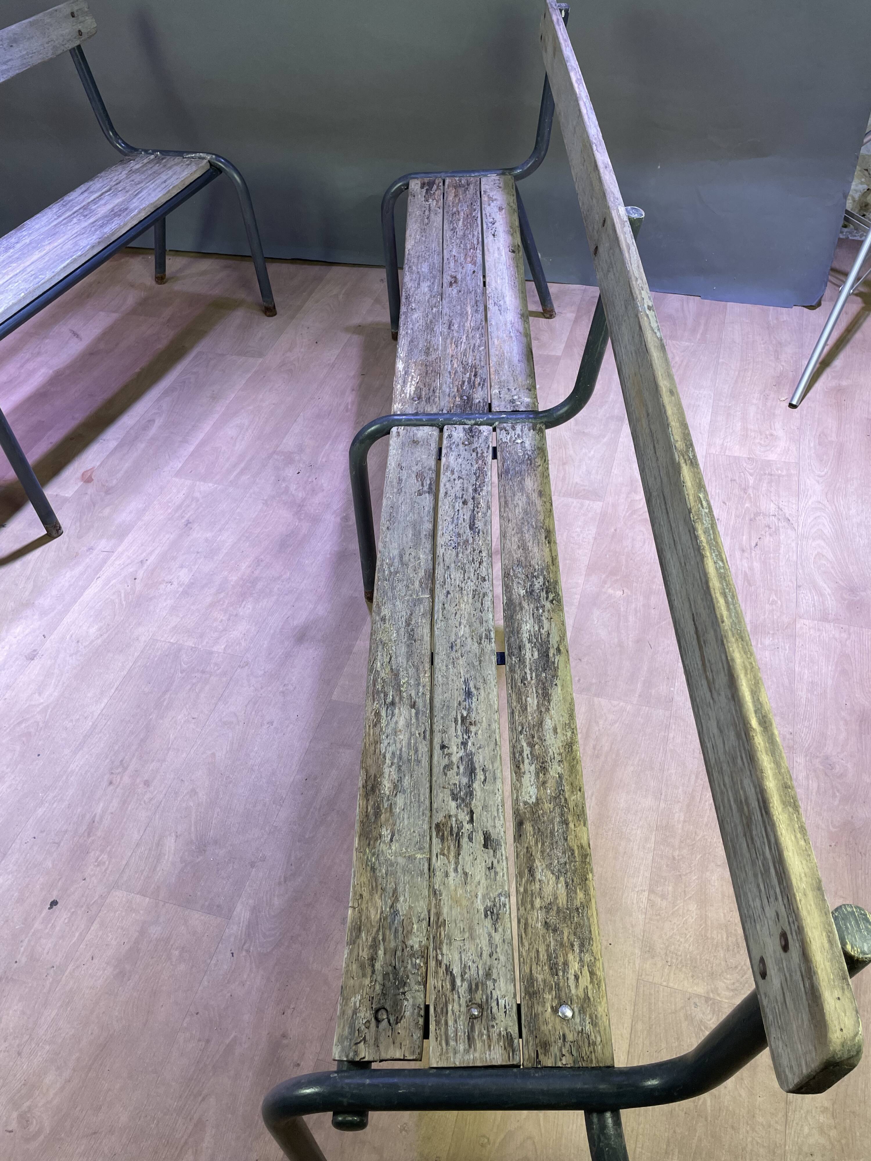 Pair of farm benches