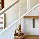 Enamelled ceramic candle holder