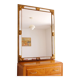 Large golden mirror Deknudt vintage 1970s