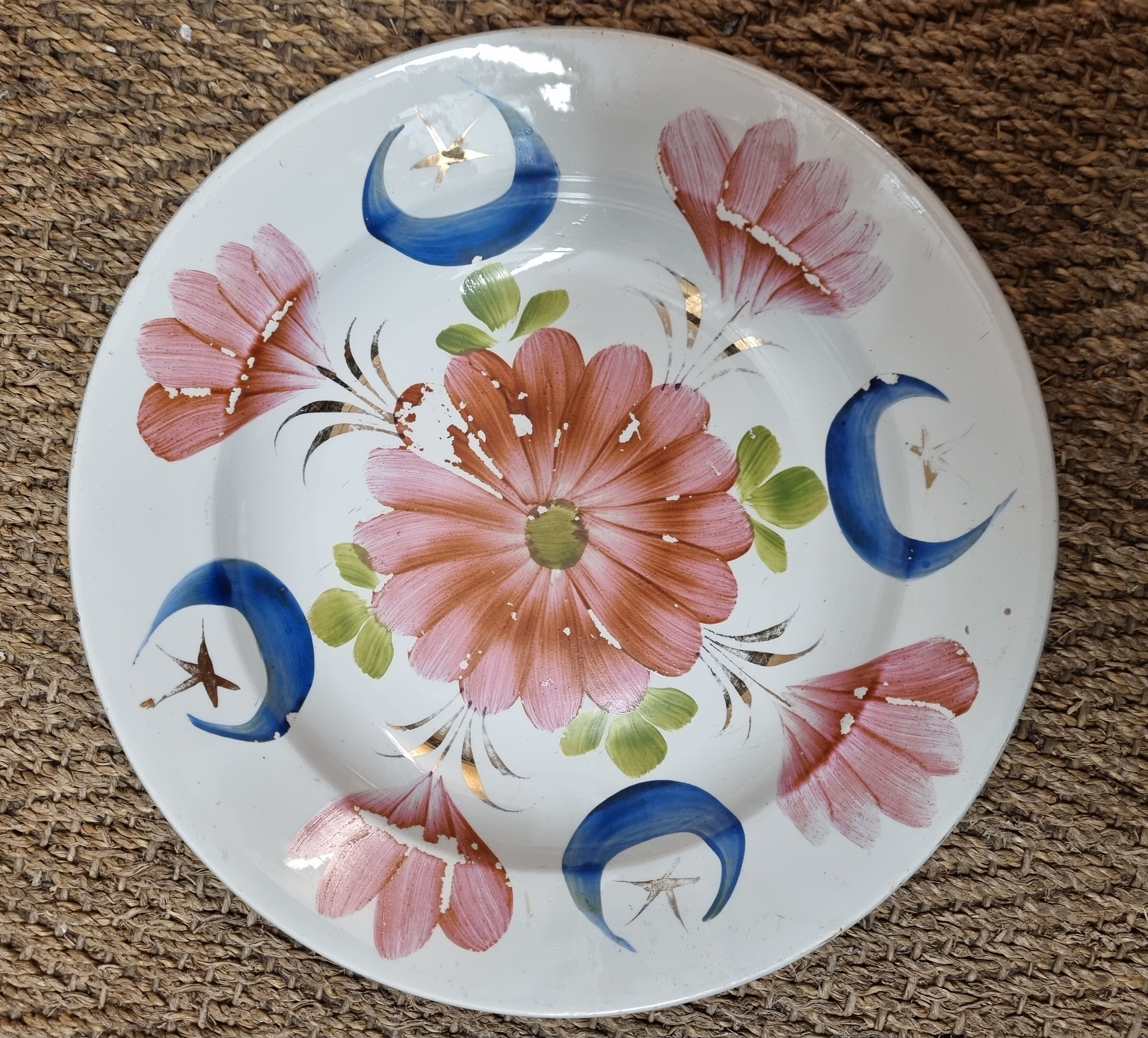 St Amand and Hamage earthenware soup plates