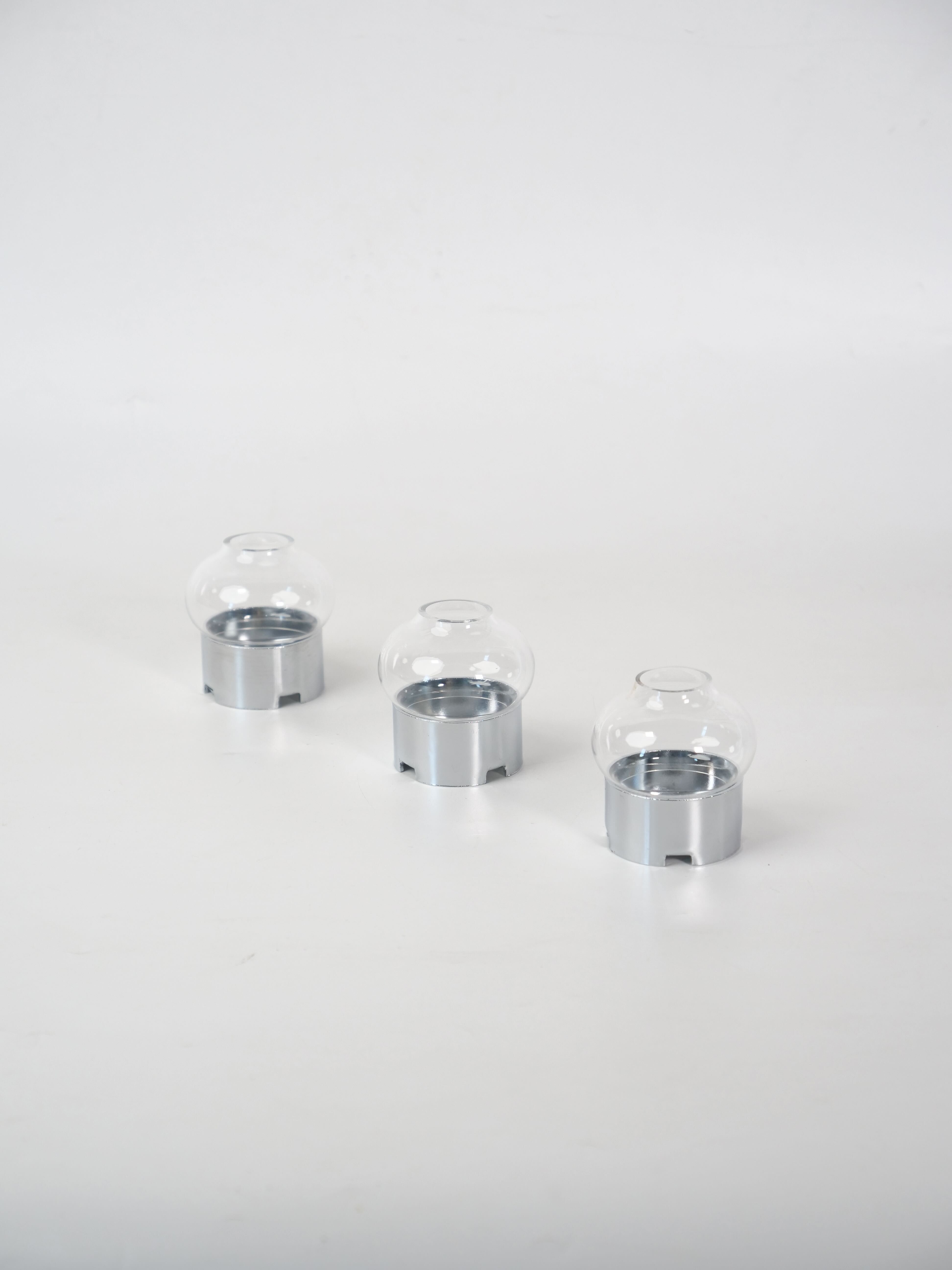 Swedish design candle holders Boda in trio