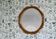 Floral Shaped Rattan Wall Mirror
