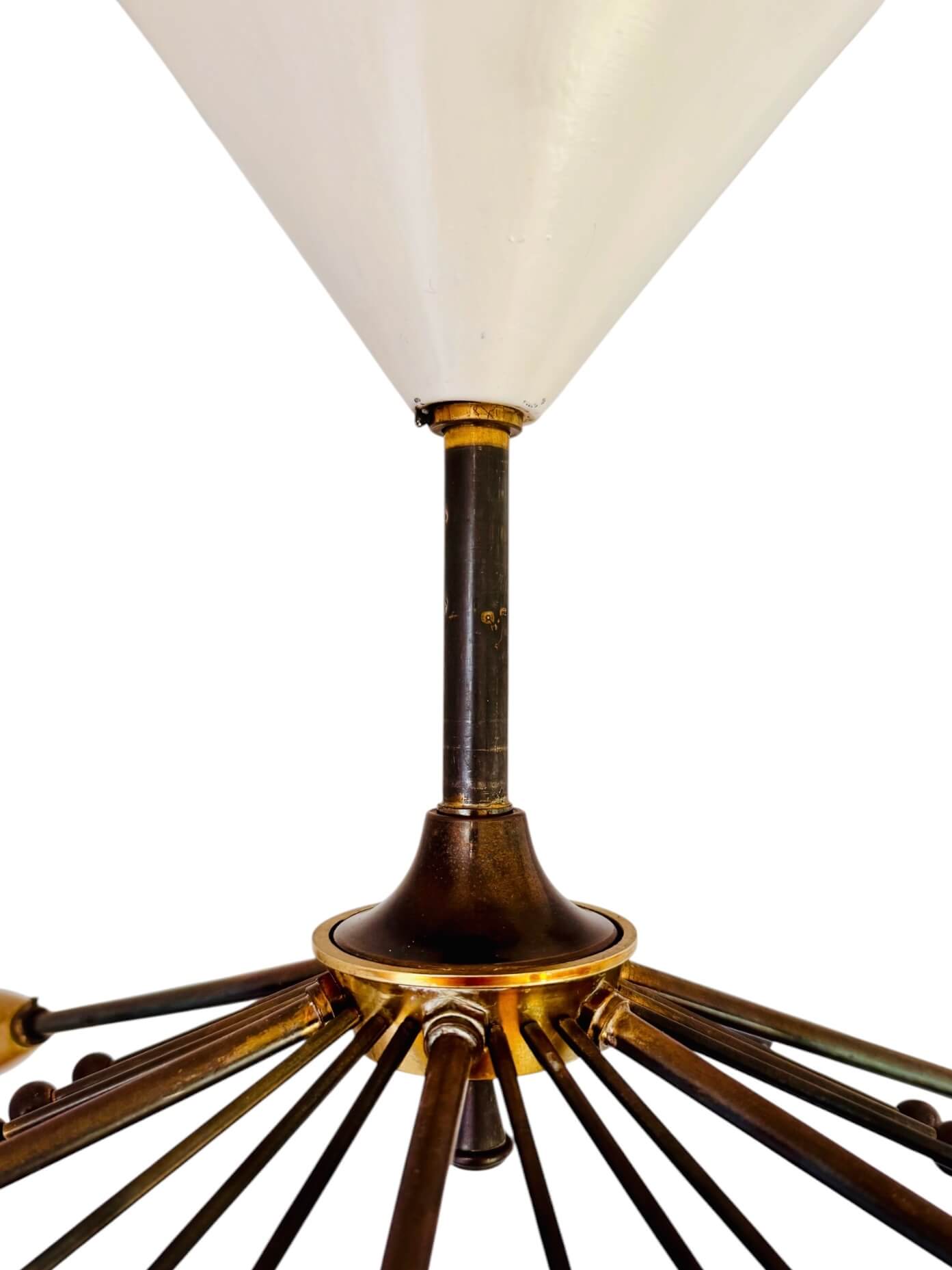 Lustre spoutnik vintage remis à neuf