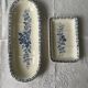 Set of a soap dish and a comb holder Terre de Fer 1900