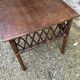 Rattan side table