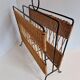 Rattan magazine holder Raoul Guys