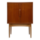 1950s vintage Torbjørn Afdal teak 'Bacchus' bar cabinet Norway