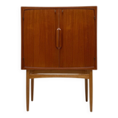 1950s vintage Torbjørn Afdal teak 'Bacchus' bar cabinet Norway