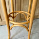 Tabouret bar haut bois courbé