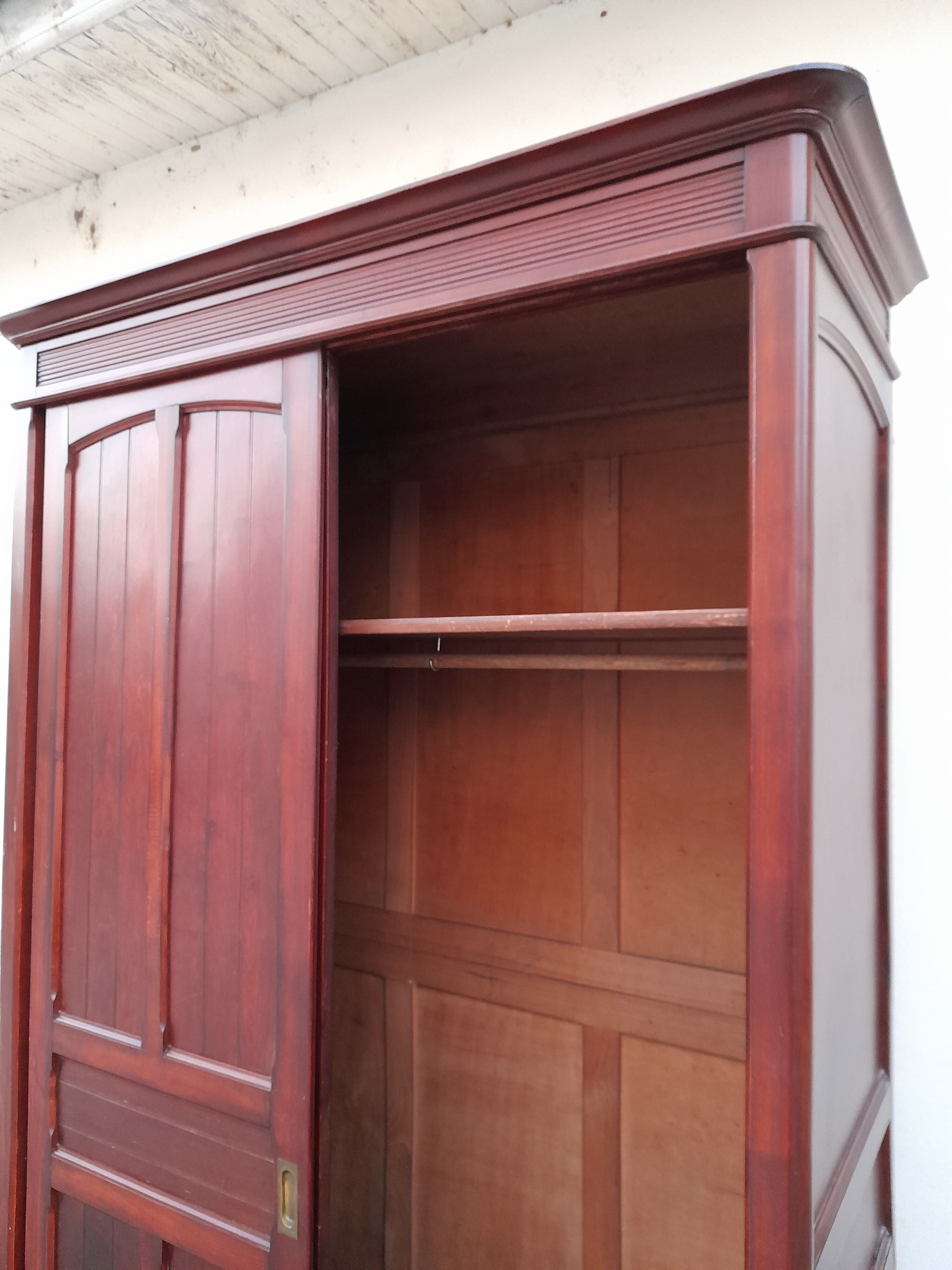 Old Penderie wardrobe in Beech 1900