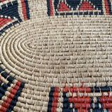 Woven ethnic basket, 60s