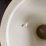 Iron earth fruit bowl, garland model