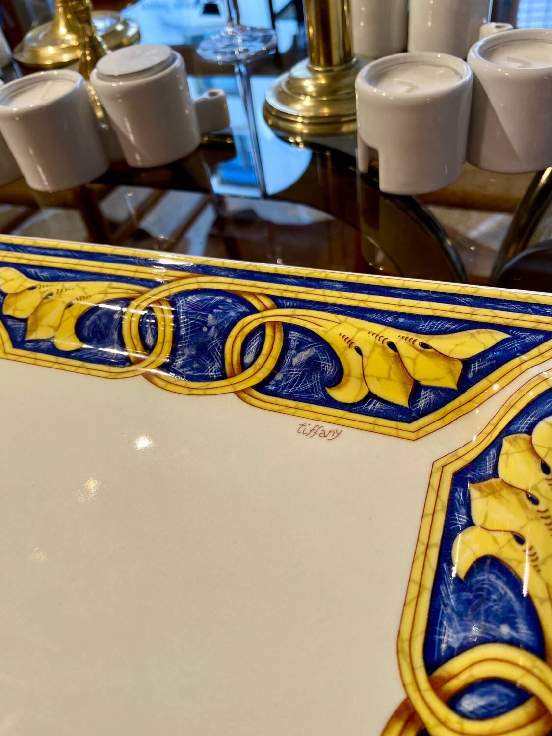 Lot de 8 assiettes Impero par Tiffany Boutique