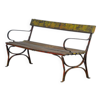 Banc de Parc en Fer Riveté Années 1920