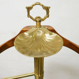 Night valet wood and brass
