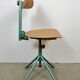 Dark Green Industrial Workshop Chair, 1950s