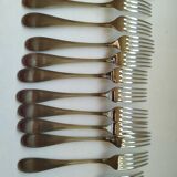menagere 12 forks 12 large spoonfuls Cabanna 16/10th france