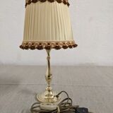 Vintage brass bedside lamp