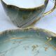 Collectible cup / saucer in egg shell porcelain - Art Nouveau