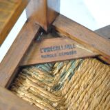 3 chairs attributed to Pierre Cruege 1950