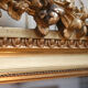 Miroir doré style Louis XVI