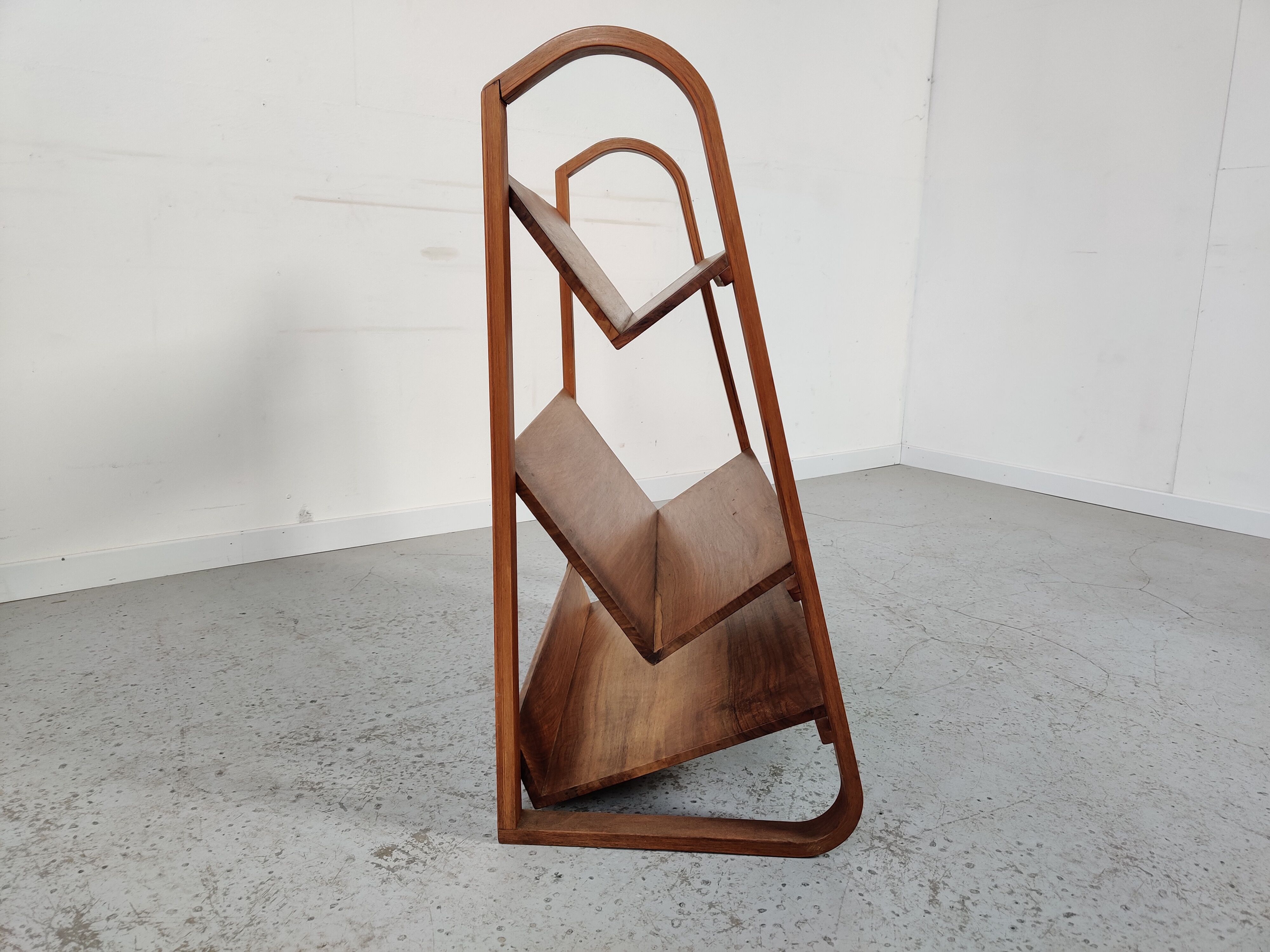 Scandinavian library magazine holder 60s