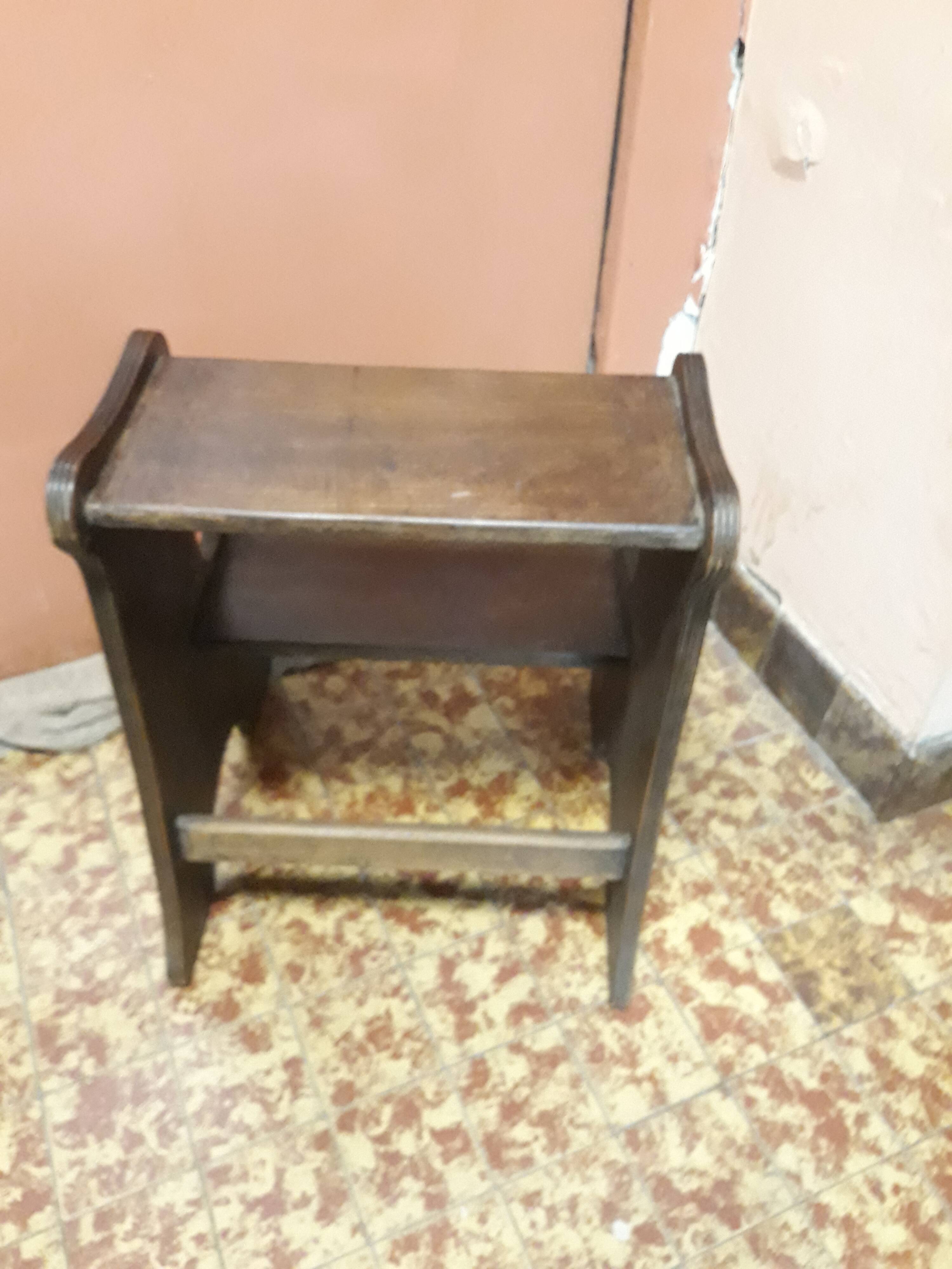 Antique wooden step stool