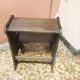 Marche pied ancien en bois