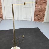 Articulated arm floor lamp