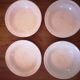 Lot de 4 Assiettes creuses en grès moucheté