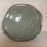 Grey-green ceramic cup