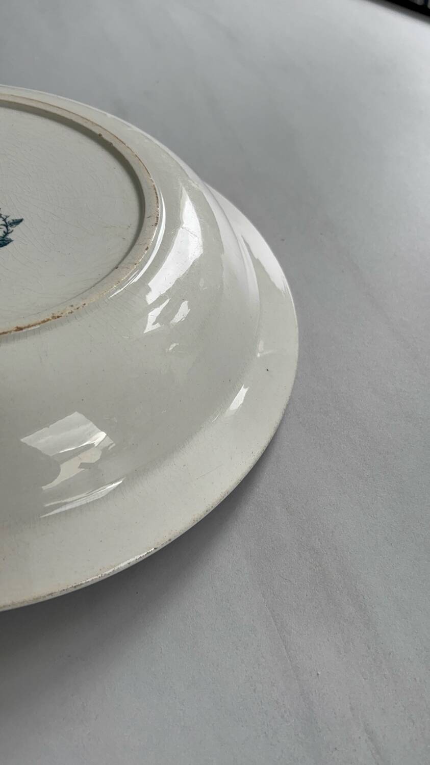 Old Badonviller ironstone salad bowl - Mûre model, early 20th century