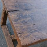 Solid oak farmhouse table