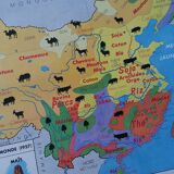 Old MDI map China - USSR