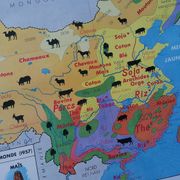 Old MDI map China - USSR